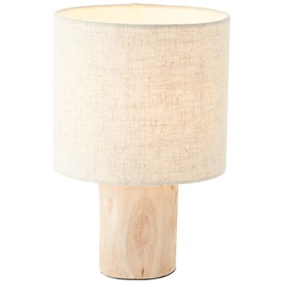 BRILLIANT Lampe, Pia Tischleuchte natur, 1x A60, E27, 40W, Holz aus nachhaltiger Waldwirtschaft (FSC) 