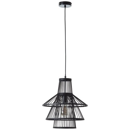 BRILLIANT Lampe, Hartland Pendelleuchte 35cm schwarz, 1x A60, E27, 25W,  Kabel kürzbar / in der Höhe einstellbar bei Marktkauf online bestellen