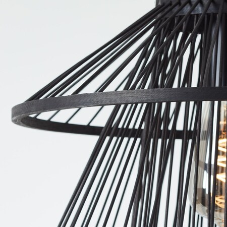 E27, A60, BRILLIANT 1x bei 25W, Hartland Höhe Marktkauf bestellen / online Kabel der einstellbar Pendelleuchte schwarz, Lampe, in kürzbar 35cm