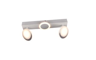 BRILLIANT Lampe, Meriza LED Spotbalken 2flg weiß, 2x LED integriert, 7W LED integriert, (900lm, 3000K), Köpfe schwenkbar 