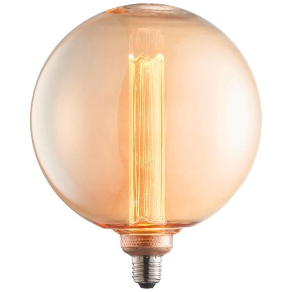 BRILLIANT Lampe | LED-Globelampe G200 XL Filament E27 2,8W 120lm 1800K bernstein | 