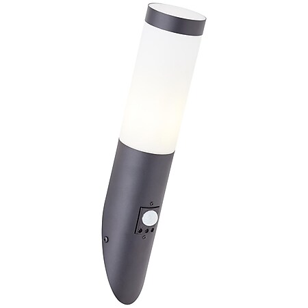 BRILLIANT Dody Außenwandleuchte Bewegungsmelder schwarz | 1x A60, E27, 20W, geeignet für Normallampen (nicht enthalten) 