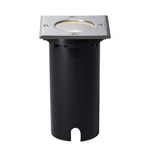 Brilliant Itch Bodenleuchte Außen IP67 – Bodeneinbauleuchte Edelstahl 11x11cm für Garten & Einfahrt – GU10 – LED geeignet – Leuchtmittel nicht enthalten – 11 x 11cm x 17,5 cm 