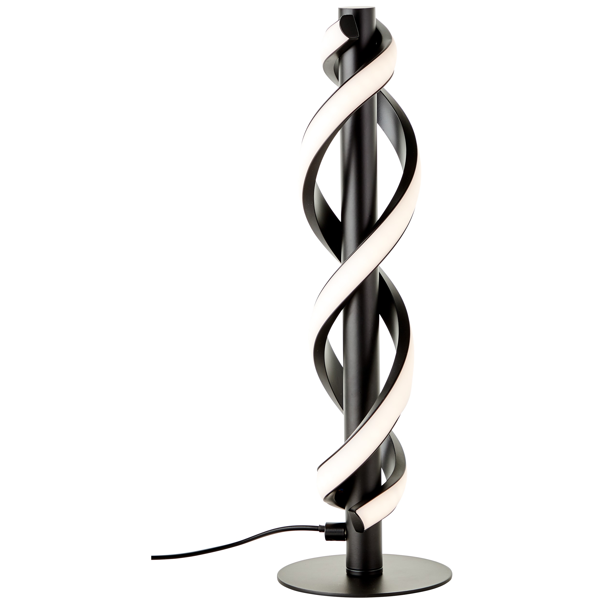 Brilliant Amalie LED Tischleuchte 38cm schwarz , Metall/Kunststoff , 1x LED integriert , 9 W , (Lichtstrom: 1100lm , Lichtfarbe: 3000K) 