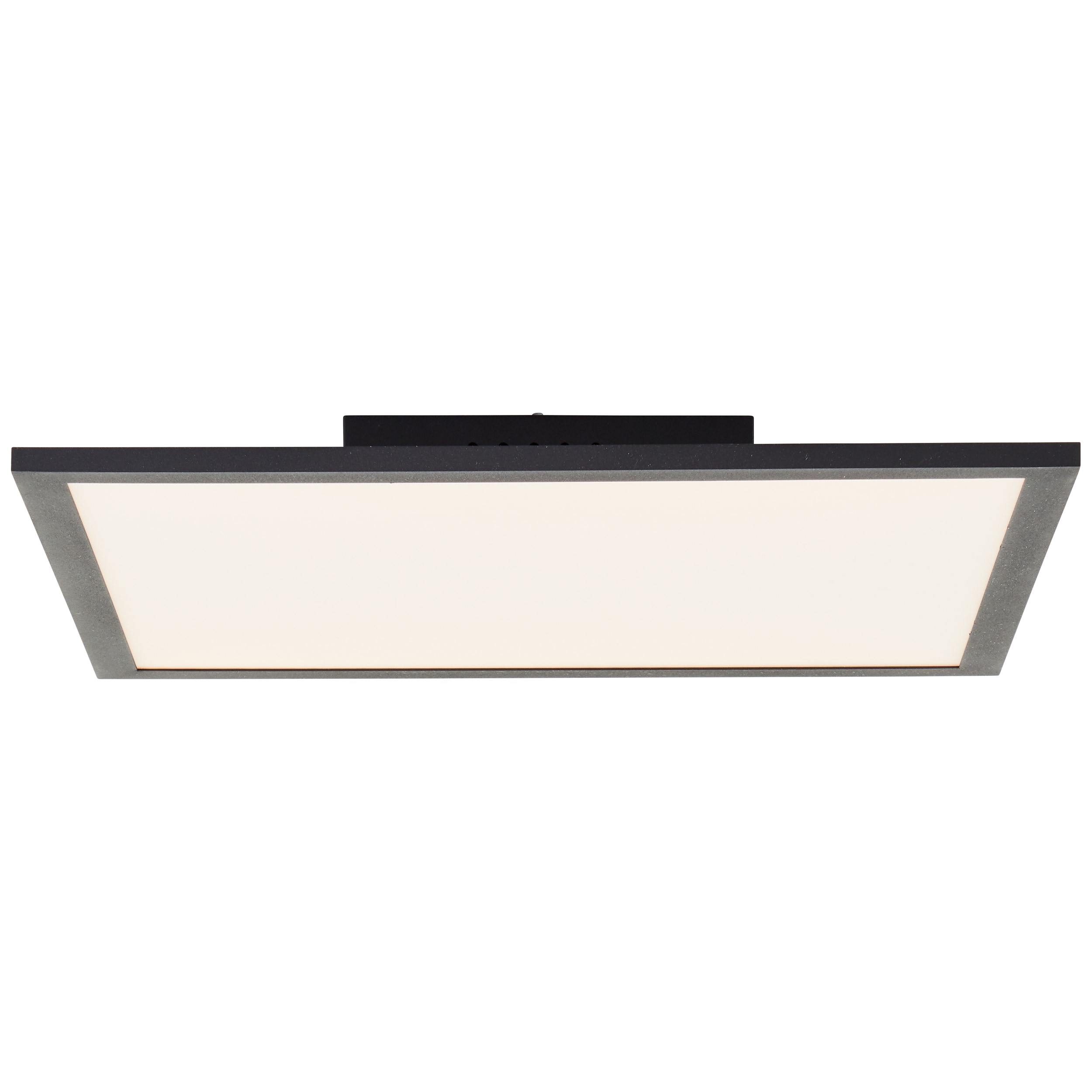 Brilliant Jacinda LED Deckenaufbau-Paneel 40x40cm sand schwarz, Metall/Kunststoff, 1x 26 W LED integriert, (Lichtstrom: 2300lm, Lichtfarbe: 2700-6500K) 