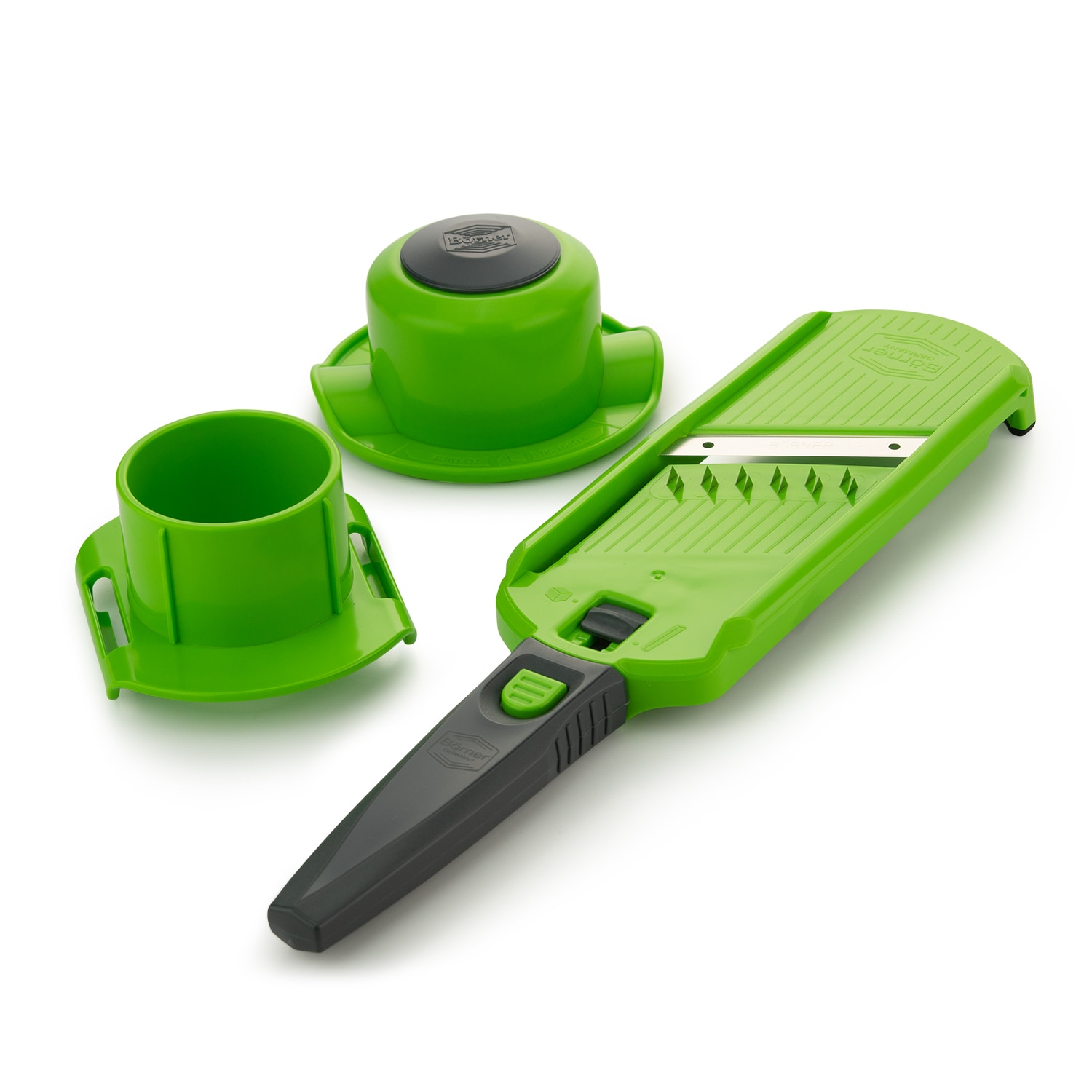 B&ouml;rner Multi Dicer Julienneschneider Zwiebelschneider d&uuml;nne Streifen Obst- und Gem&uuml;seschneider Multitool 