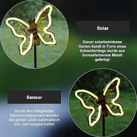 Star Trading Solar-Erdspieß Linny Butterfly bei Marktkauf online bestellen