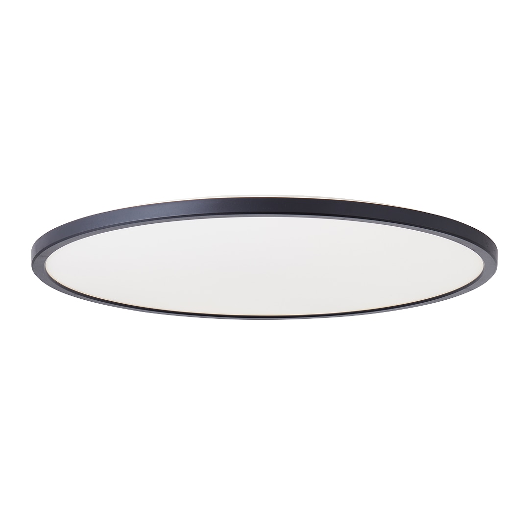 Brilliant Brennan LED-Deckenaufbau-Paneel 54cm , 3-Stufen-Dimmer mit Memory-Funktion , IP44 Spritzwassergeschützt , neutralweißes Licht …