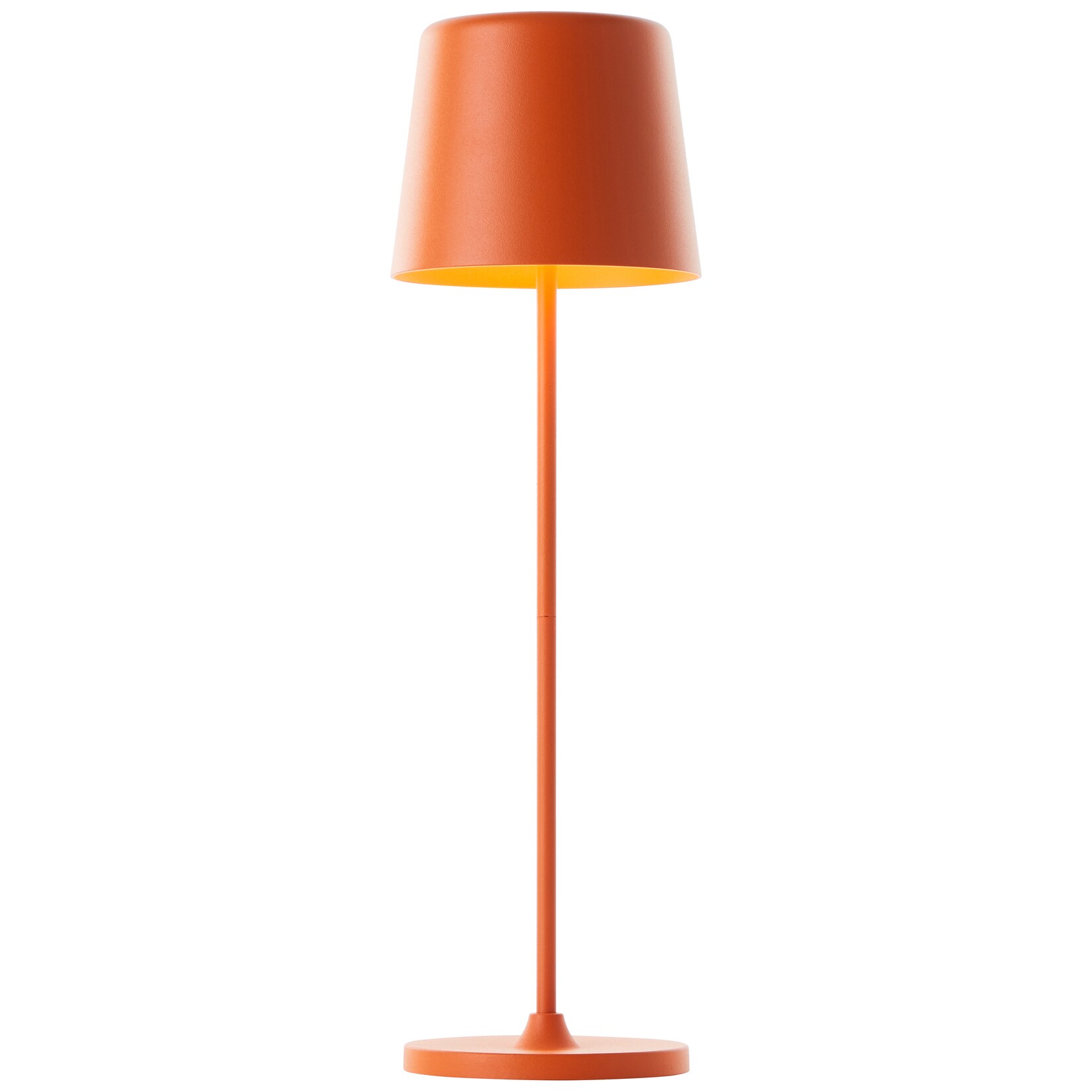 Lampe Kaami LED Außentischleuchte 37cm orange matt Metall/Holz orange 2 W LED integriert
