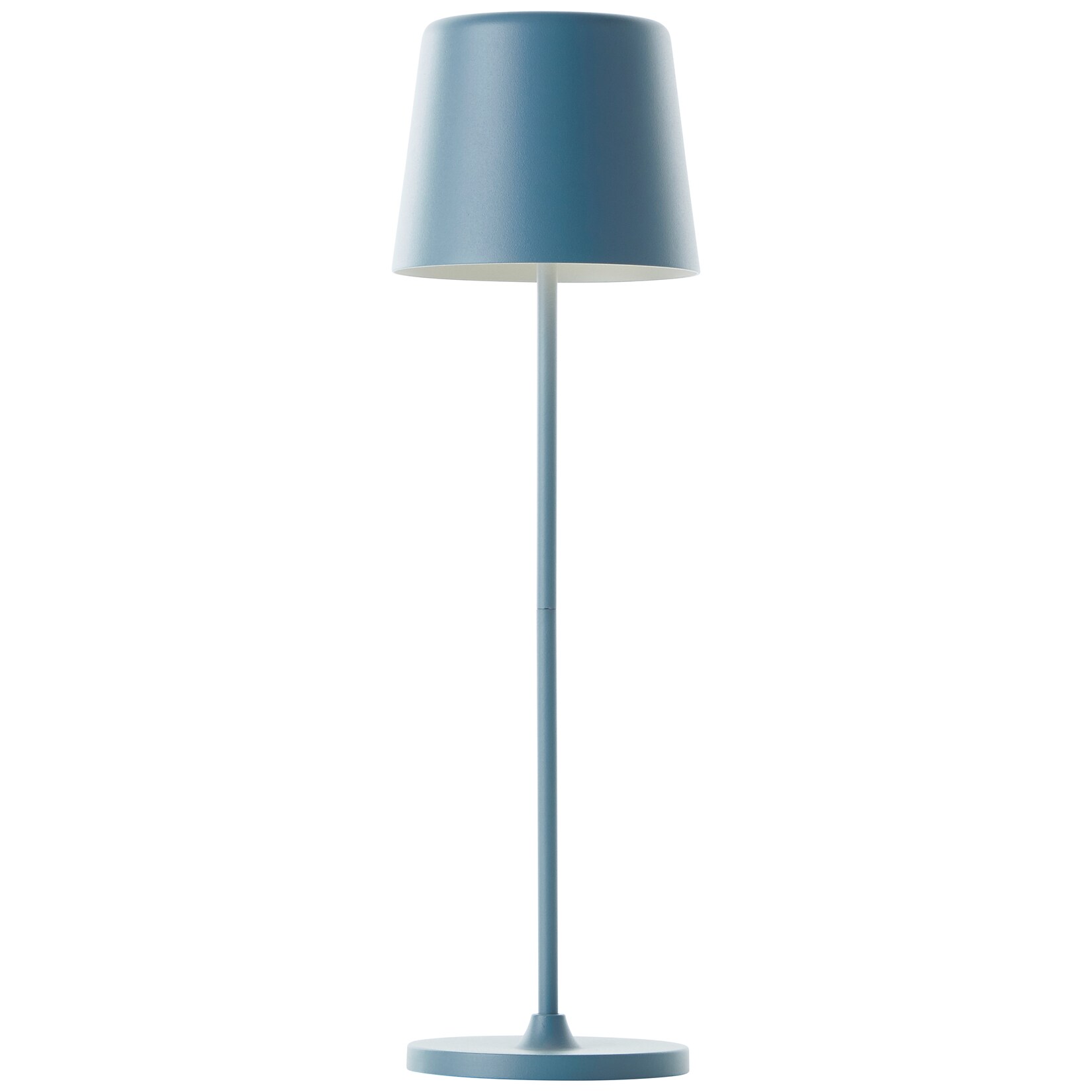 Lampe Kaami LED Außentischleuchte 37cm hellblau Metall/Holz blau 2 W LED integriert