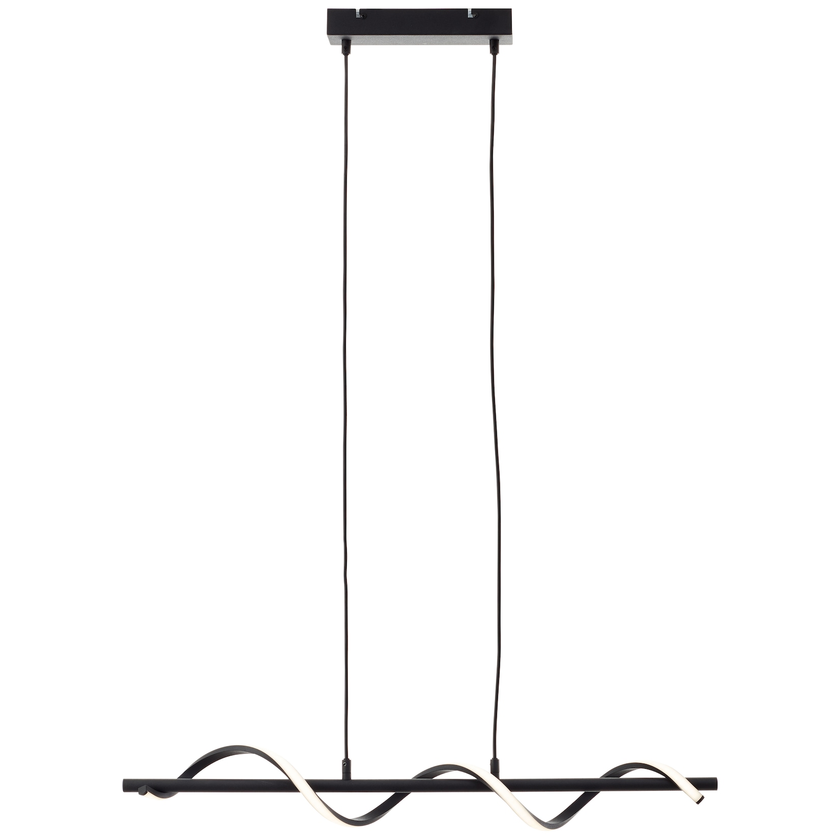 Brilliant Lampe Eunice LED Pendelleuchte schwarz matt schwarz 22 W LED integriert