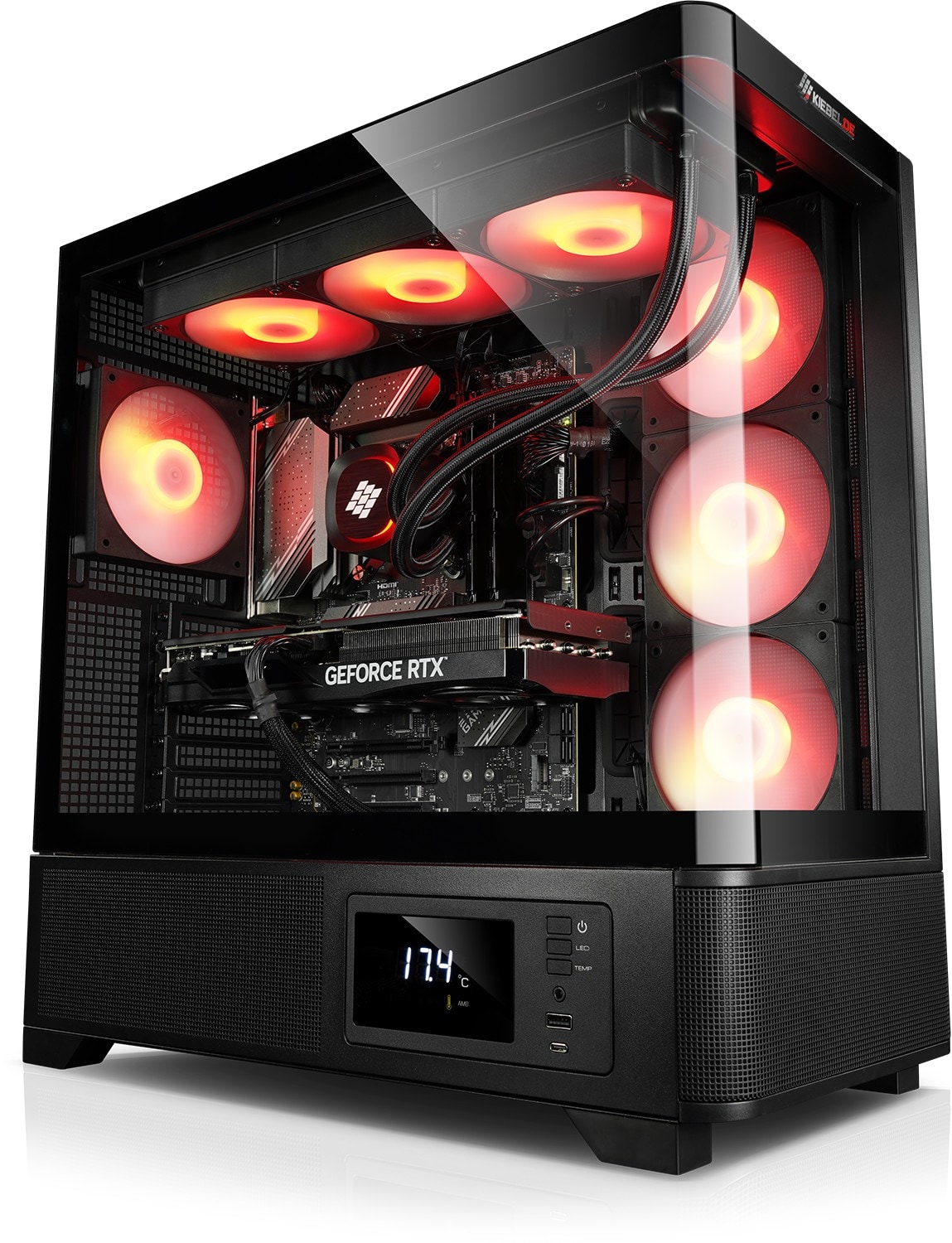 Gaming PC Guardian 12 Intel Core i7-12700KF, 32GB DDR4, NVIDIA RTX 5060 Ti 8 GB, 2TB SSD, WLAN, Windows 11 