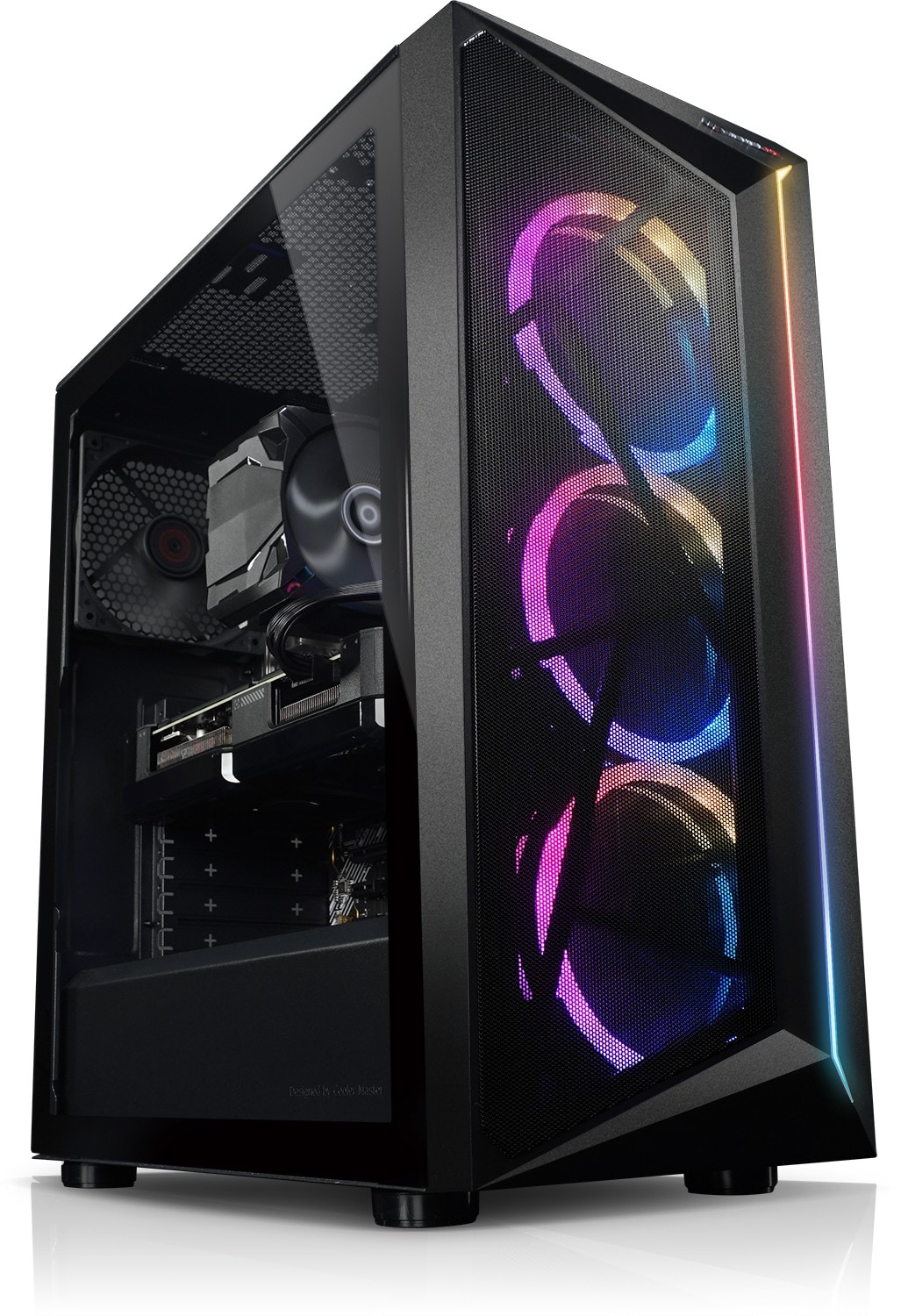 Gaming PC Curve AMD Ryzen 5 5500, 16GB DDR4, NVIDIA RTX 5060 8 GB, 1TB SSD, Windows 11 