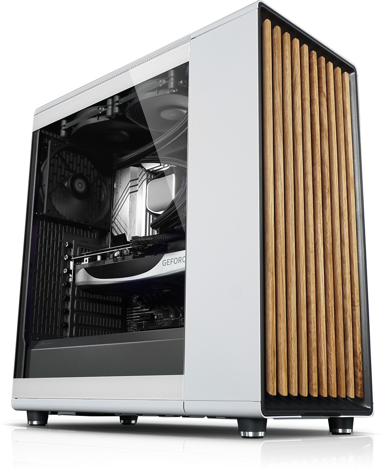 Gaming PC White Forest V AMD Ryzen 7 5700X, 32GB DDR4, NVIDIA RTX 5060 8 GB, 2TB SSD, Windows 11 