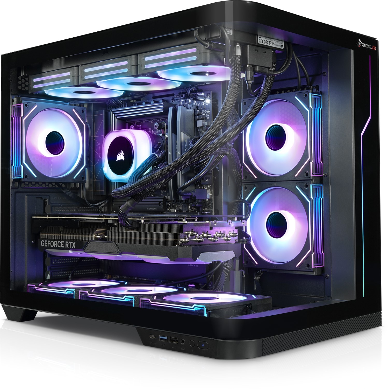 Gaming PC Panorama Curve V AMD Ryzen 9 5900XT, 32GB DDR4, NVIDIA RTX 5070 Ti 16 GB, 1TB SSD, Windows 11 