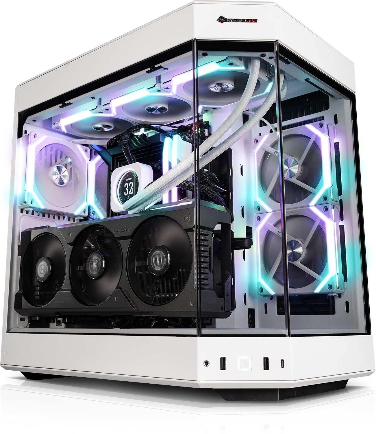 Gaming PC Poseidon Ultra Intel Core Ultra 7 265KF, 32GB DDR5, NVIDIA RTX 5070 Ti 16 GB, 2TB SSD, Windows 11 