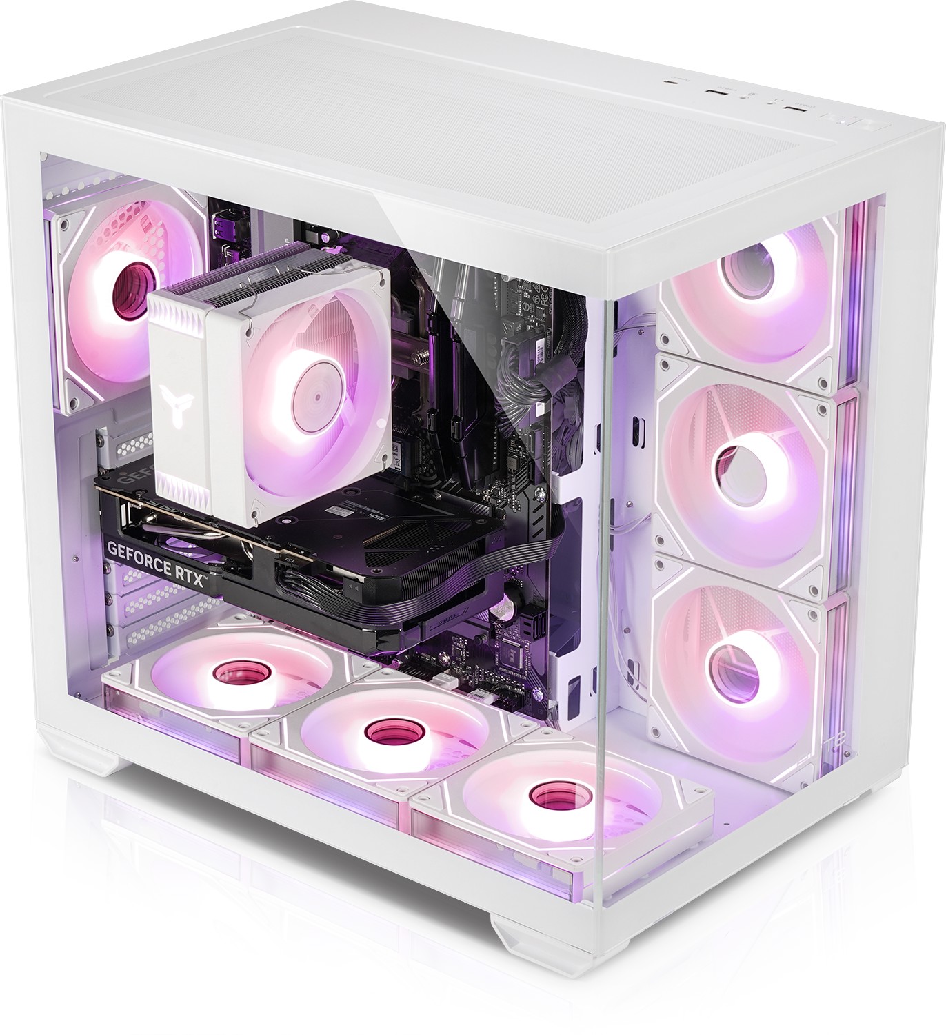 Gaming PC Panorama Polar IX AMD Ryzen 7 9700X, 32GB DDR5, NVIDIA RTX 5060 Ti 8 GB, 1TB SSD, Windows 11 