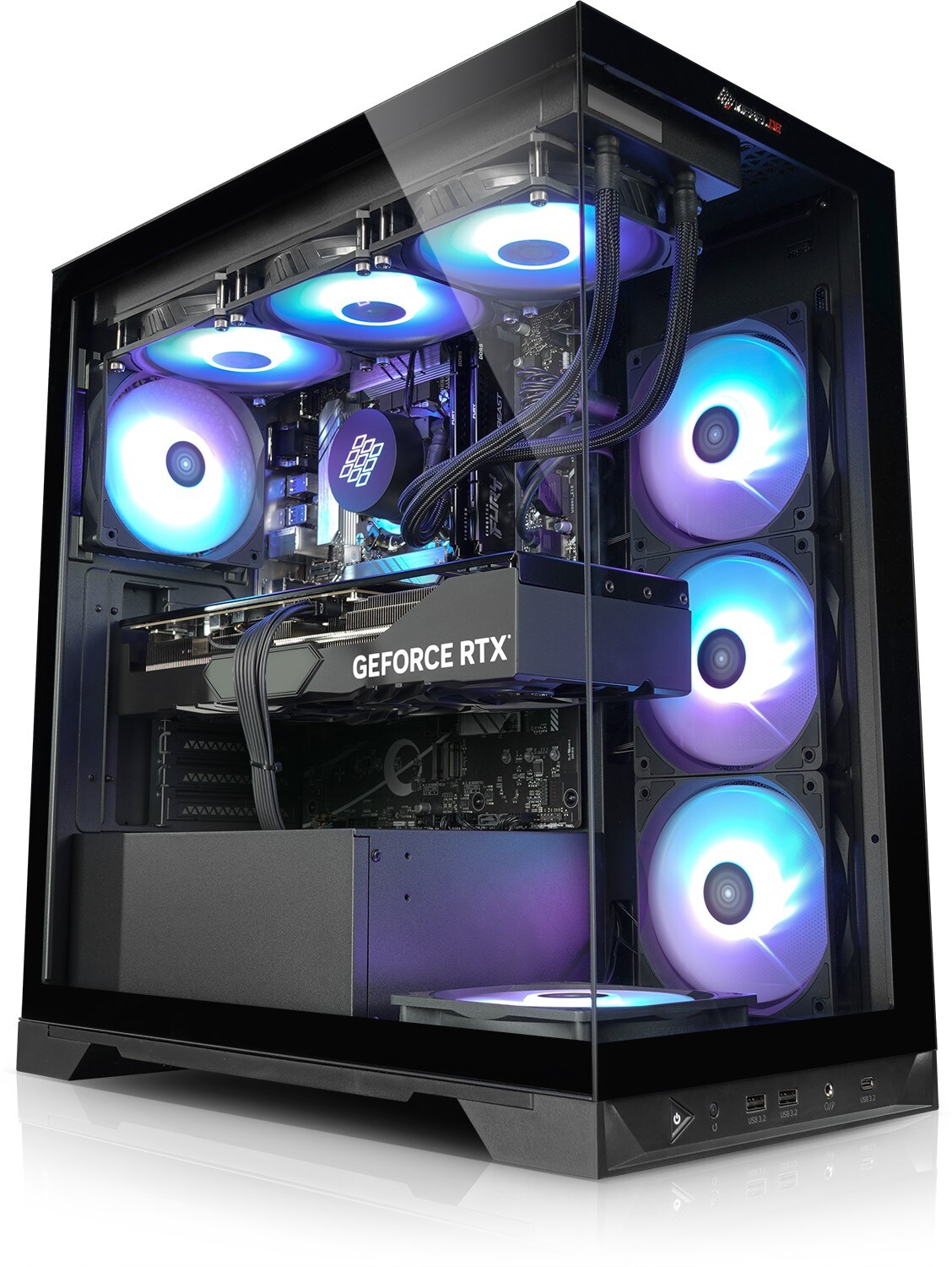 Gaming PC Invader 14 Intel Core i9-14900KF, 32GB DDR5, NVIDIA RTX 5070 Ti 16 GB, 1TB SSD, WLAN, Windows 11 