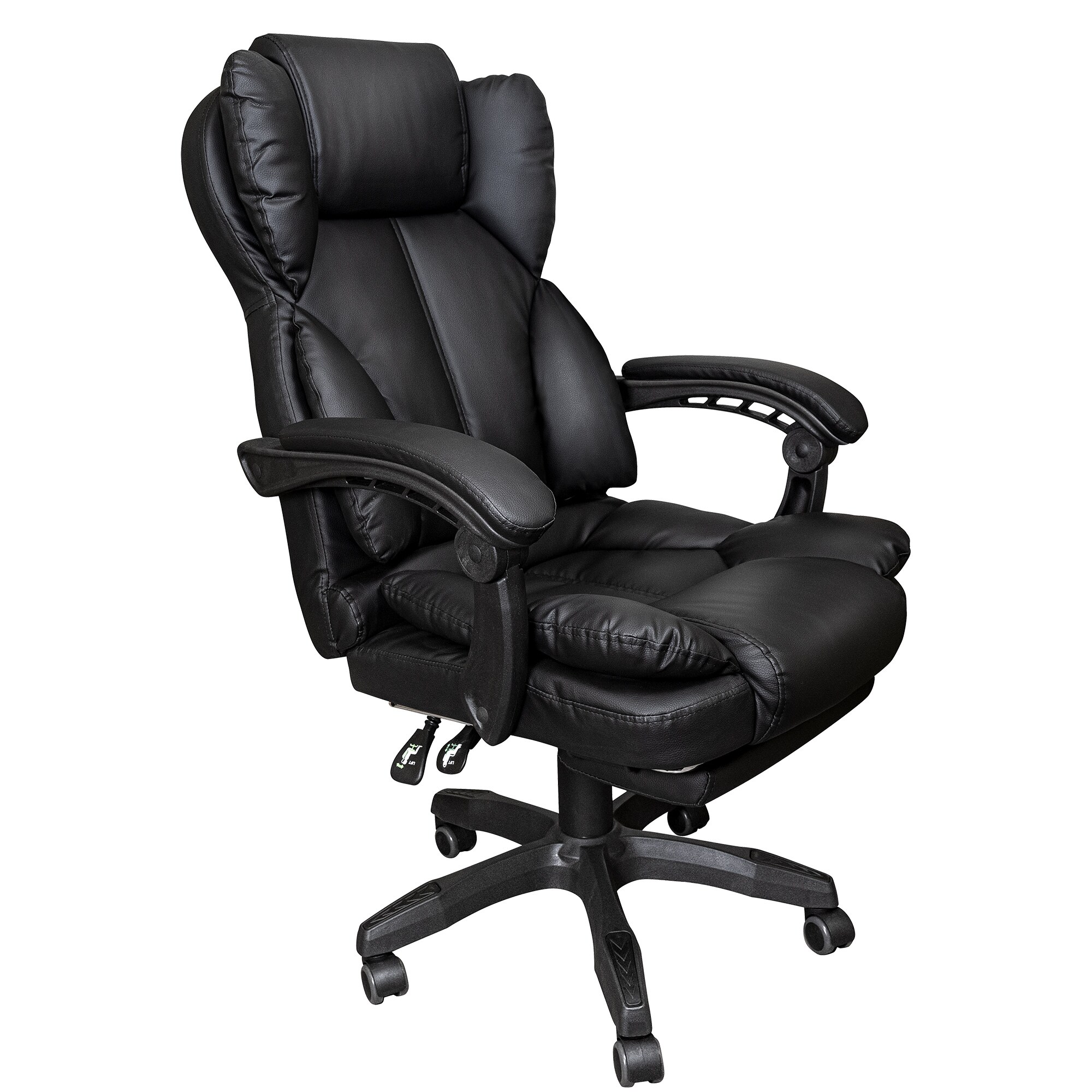 Schreibtischstuhl B&uuml;rostuhl Gamingstuhl Racing Chair Chefsessel mit Fu&szlig;st&uuml;tze 