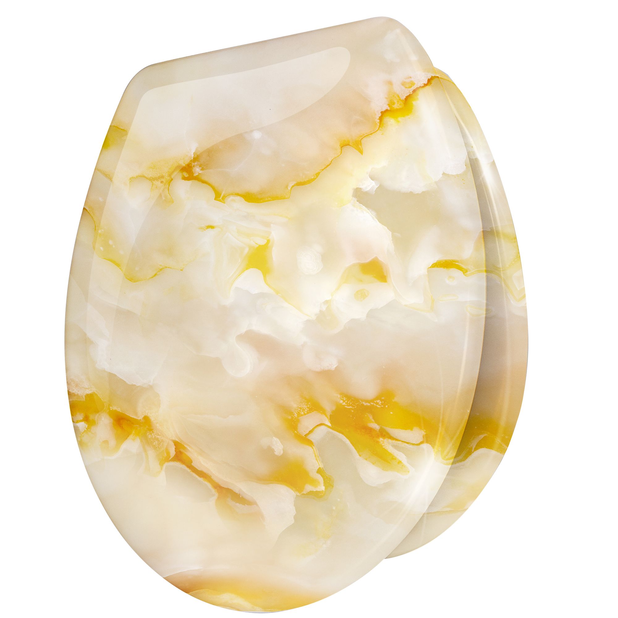 WC Sitz Toilettensitz mit Absenkautomatik Duroplast Klodeckel Klositz 