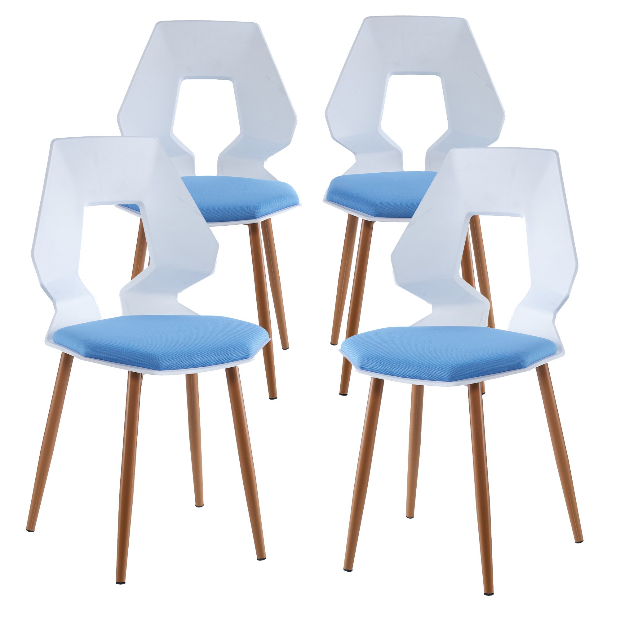 2er 4er Set Design St&uuml;hle Esszimmerst&uuml;hle K&uuml;chenst&uuml;hle Wohnzimmerstuhl B&uuml;rostuhl Kunststoff 