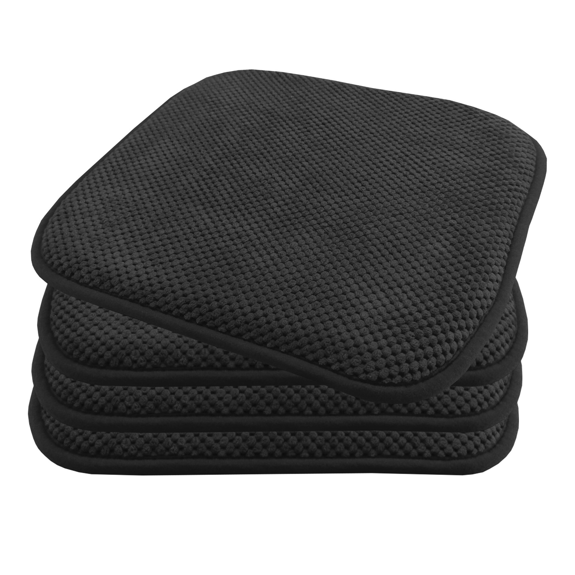 Komfortable & praktische Gel-Kissen 40x40 - Stuhlkissen mit modernem Memory-Schaumstoff - gepolsterte Sitzkissen Out- und Indoor Gartenkissen  Stuhlauflage rutschfest 