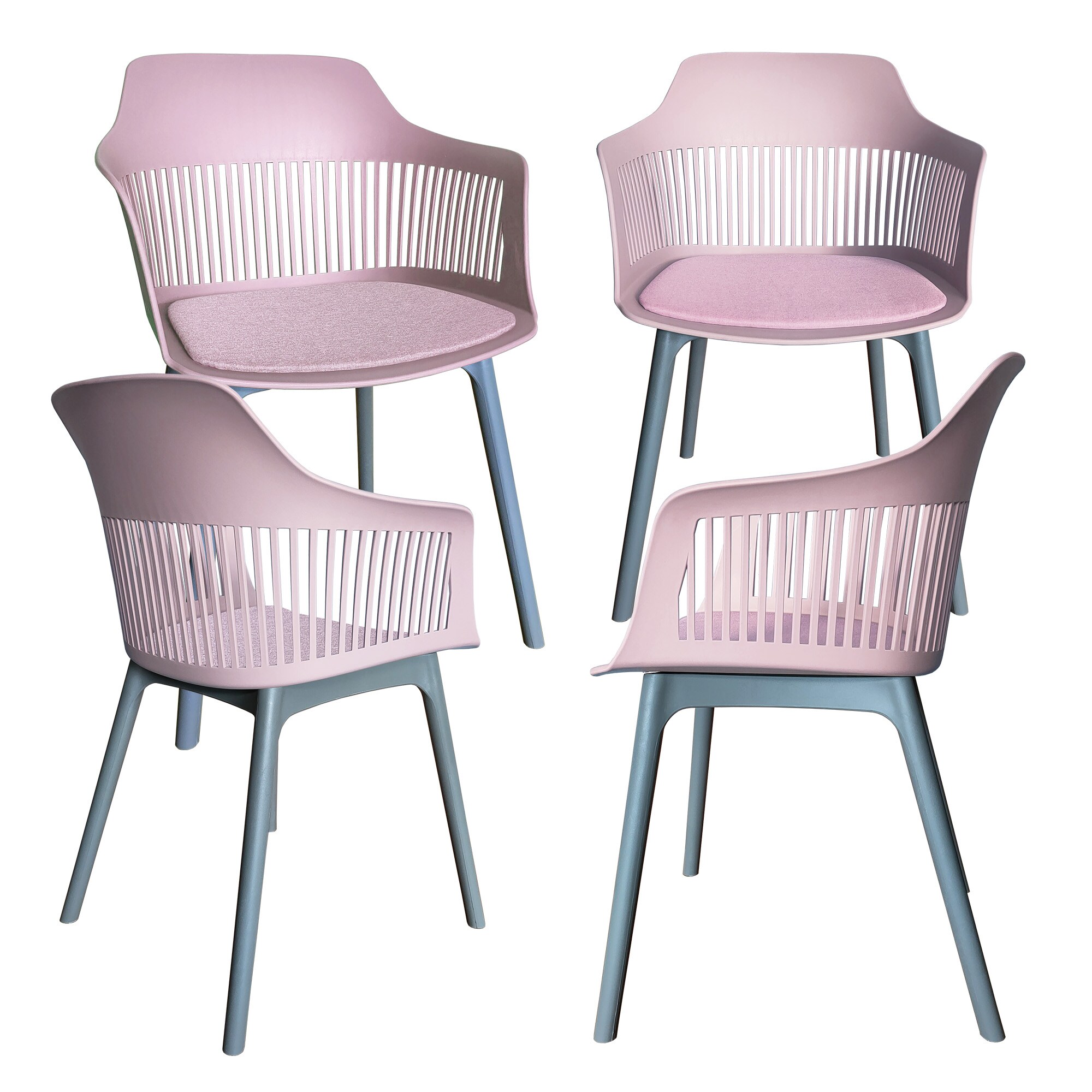 Trisens moderner Gartenstuhl in eleganter Optik - bequeme Esszimmerst&uuml;hle pflegeleichte Terrassenm&ouml;bel f&uuml;r den Au&szlig;en- und Innenbereich 