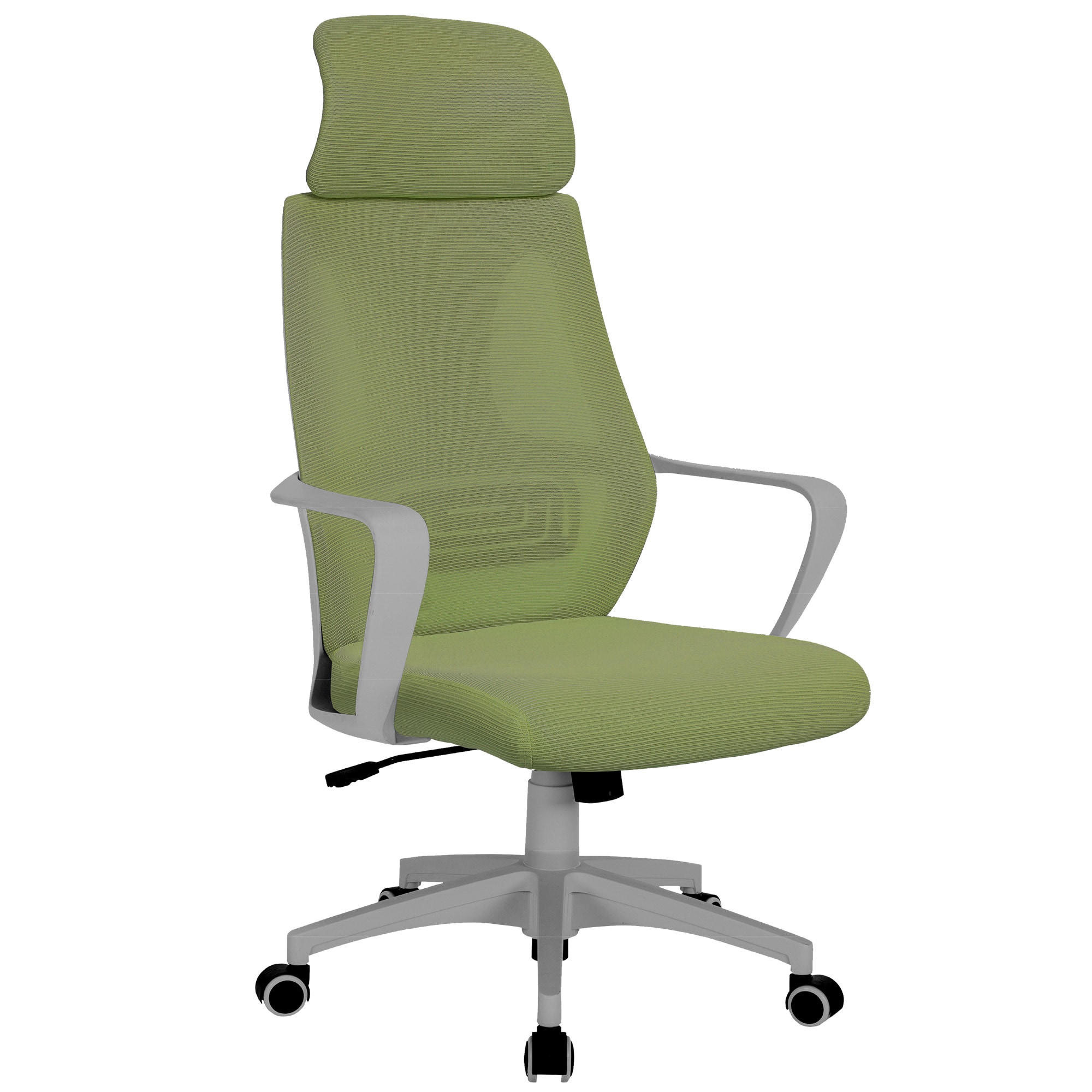 B&uuml;rostuhl mit Lordosenst&uuml;tze im Netzstoff-Design Schreibtischstuhl mit Wippfunktion ergonomischer Drehstuhl mit einer verstellbaren atmungsaktiven R&uuml;ckenlehne 