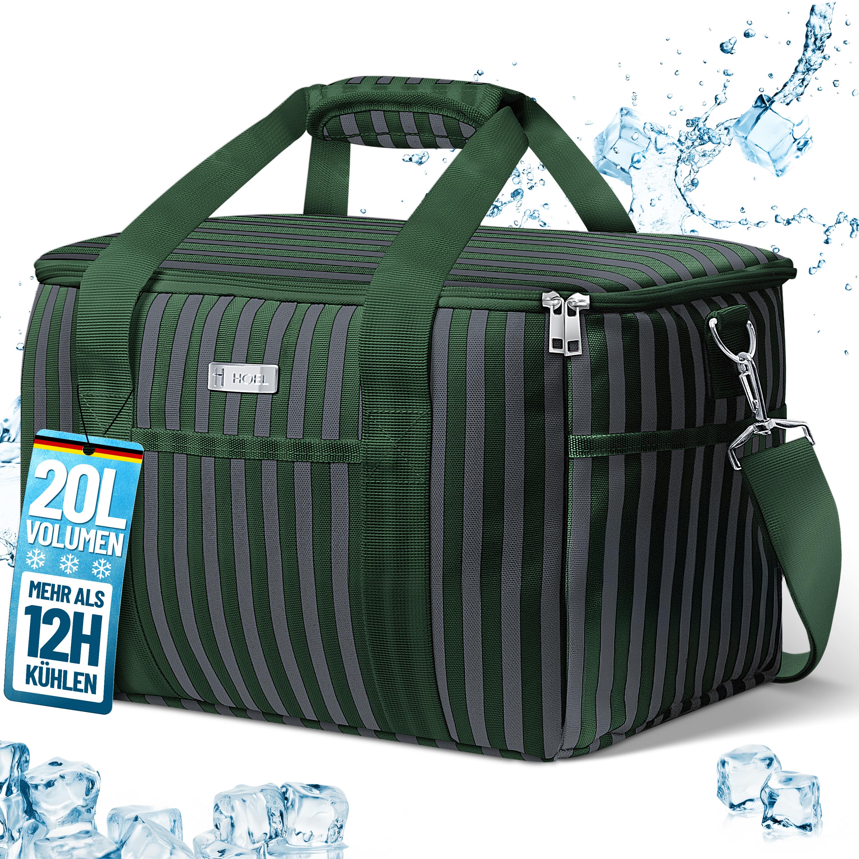 HOEL K&uuml;hltasche Oliv 20L 