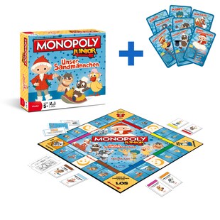Monopoly Junior - Unser Sandmännchen Brettspiel Gesellschaftsspiel 