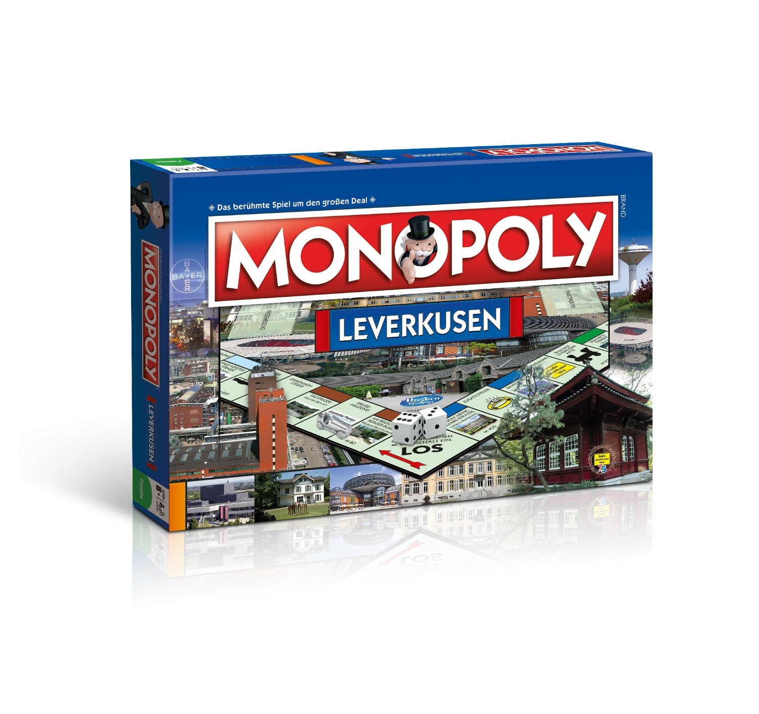 Monopoly Leverkusen Stadtedition City Edition Spiel Brettspiel Gesellschaftsspiel 