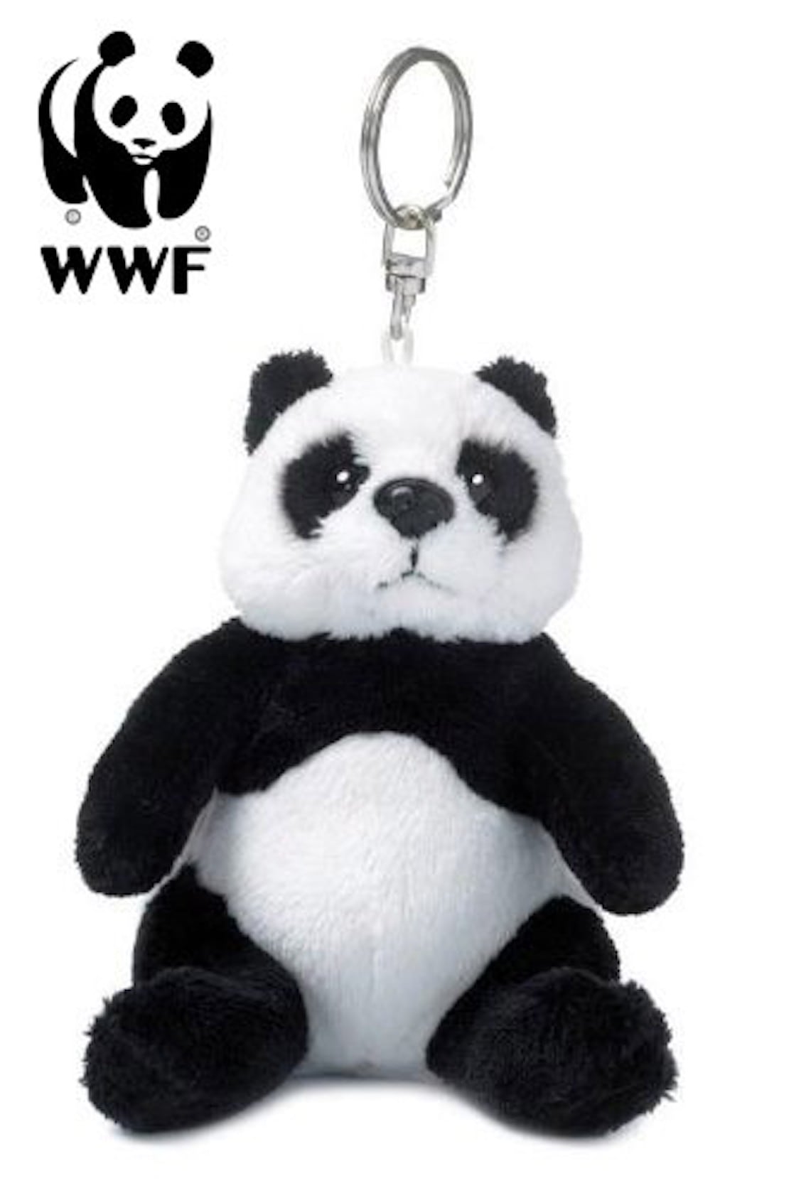Pl&uuml;schanh&auml;nger Panda (10cm) Schl&uuml;sselanh&auml;nger Pandab&auml;r Kuscheltier 