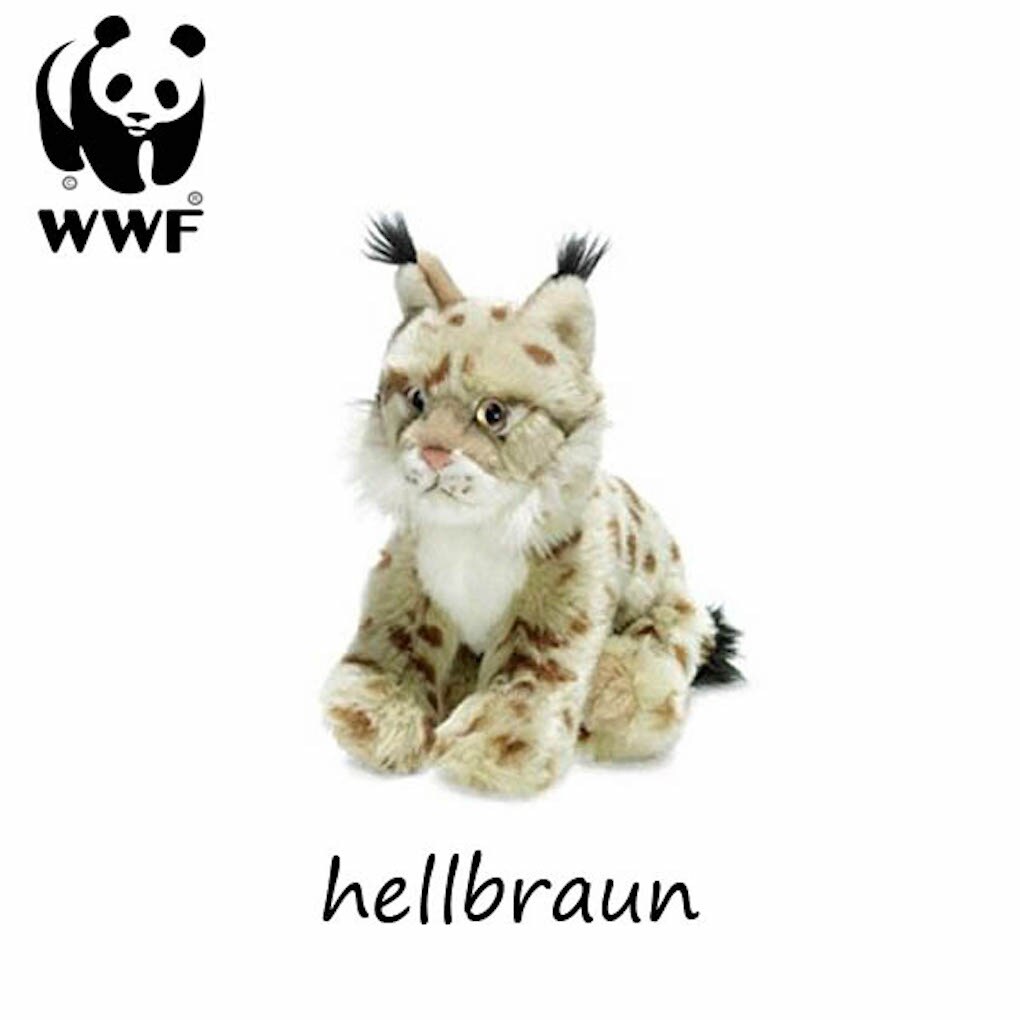 WWF Pl&uuml;schtier Luchs (23cm, hellbraun) Kuscheltier Stofftier hellbraun 
