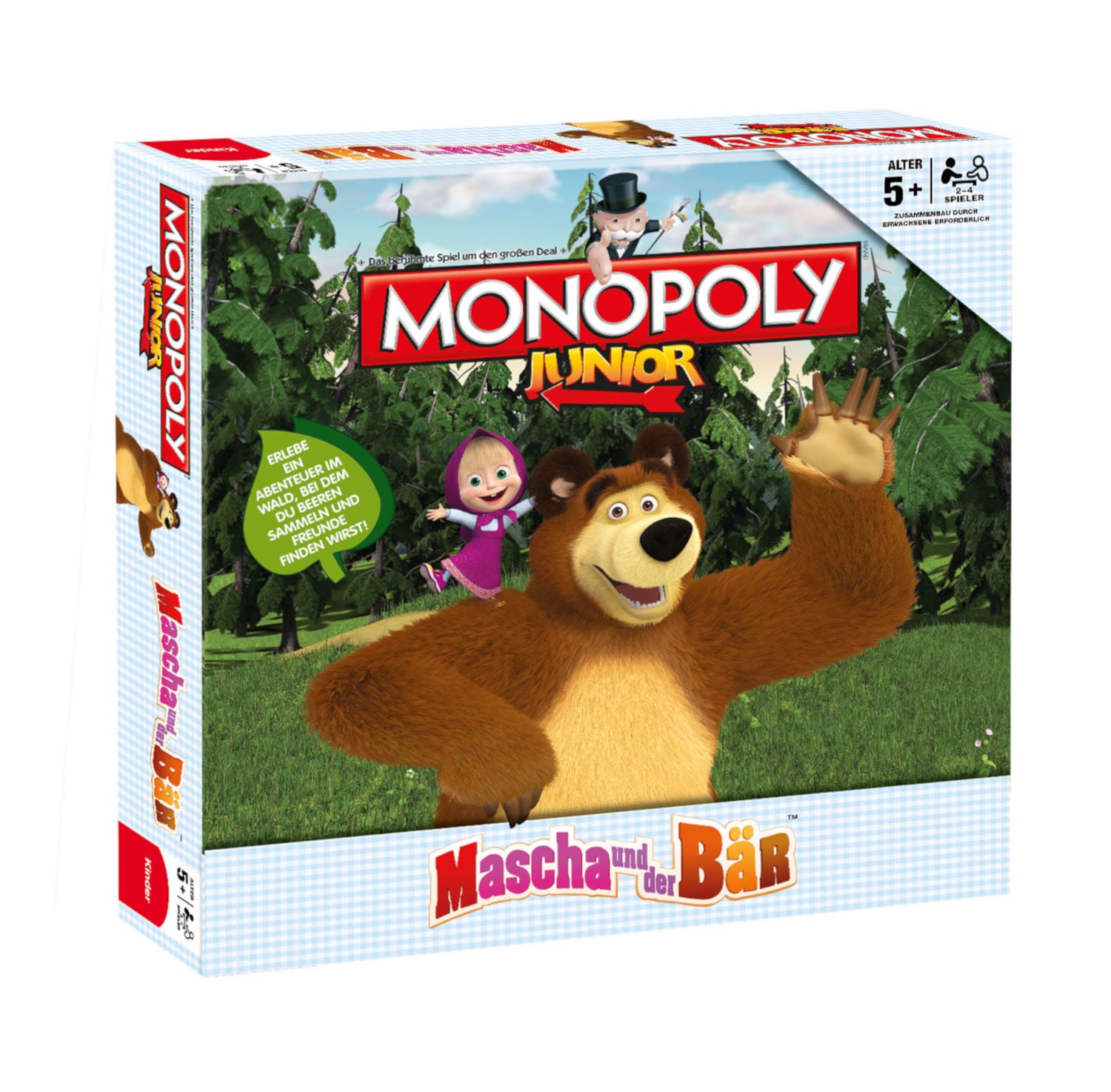 Monopoly Junior Masha und der B&auml;r Brettspiel Gesellschaftsspiel Spiel 