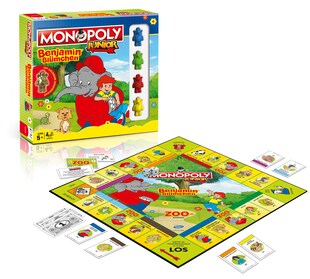 Monopoly Junior Benjamin Blümchen Brettspiel Gesellschaftsspiel Spiel Deutsch 
