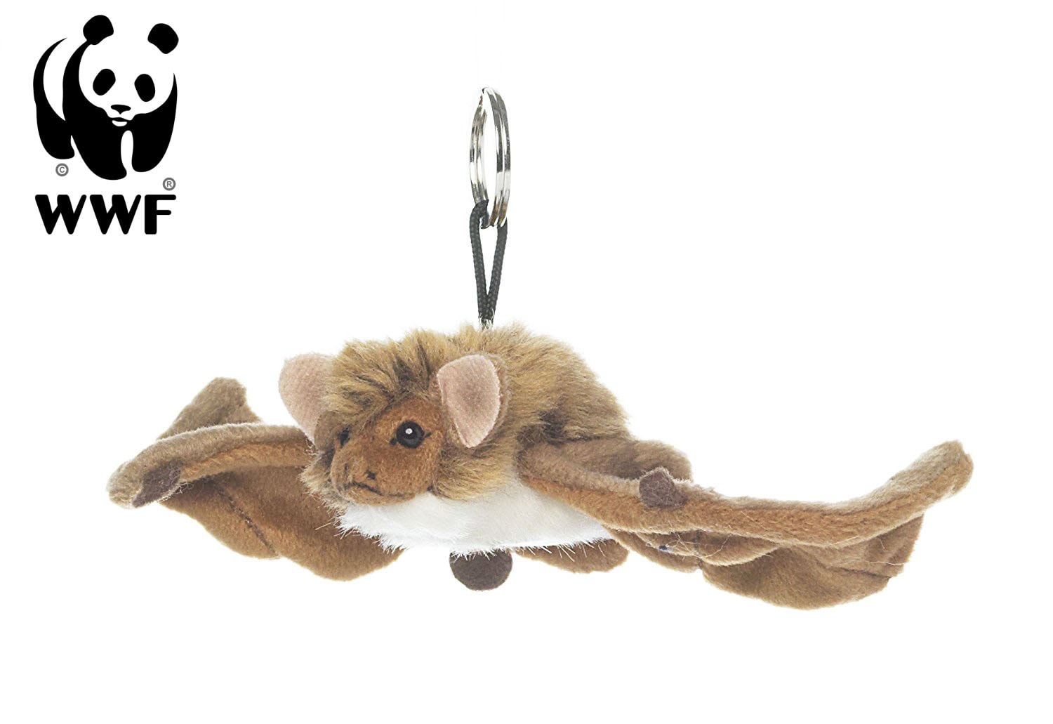 WWF Pl&uuml;schtier Fledermaus (23cm) lebensecht Kuscheltier Stofftier Bat zum aufh&auml;ngen 