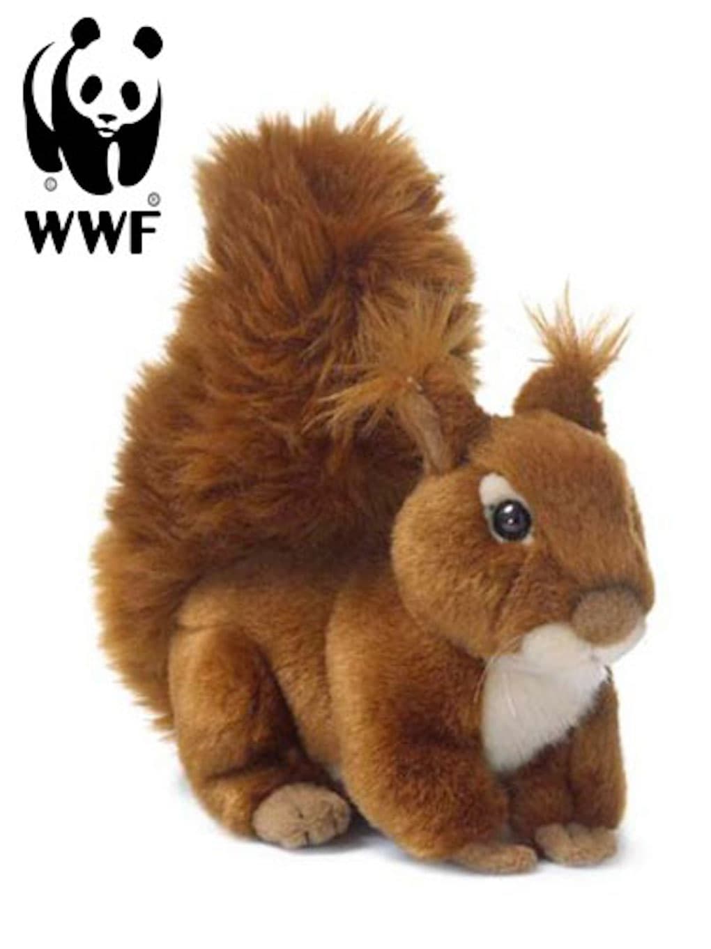 Pl&uuml;schtier Eichh&ouml;rnchen (15cm, liegend) lebensecht Kuscheltier Stofftier 