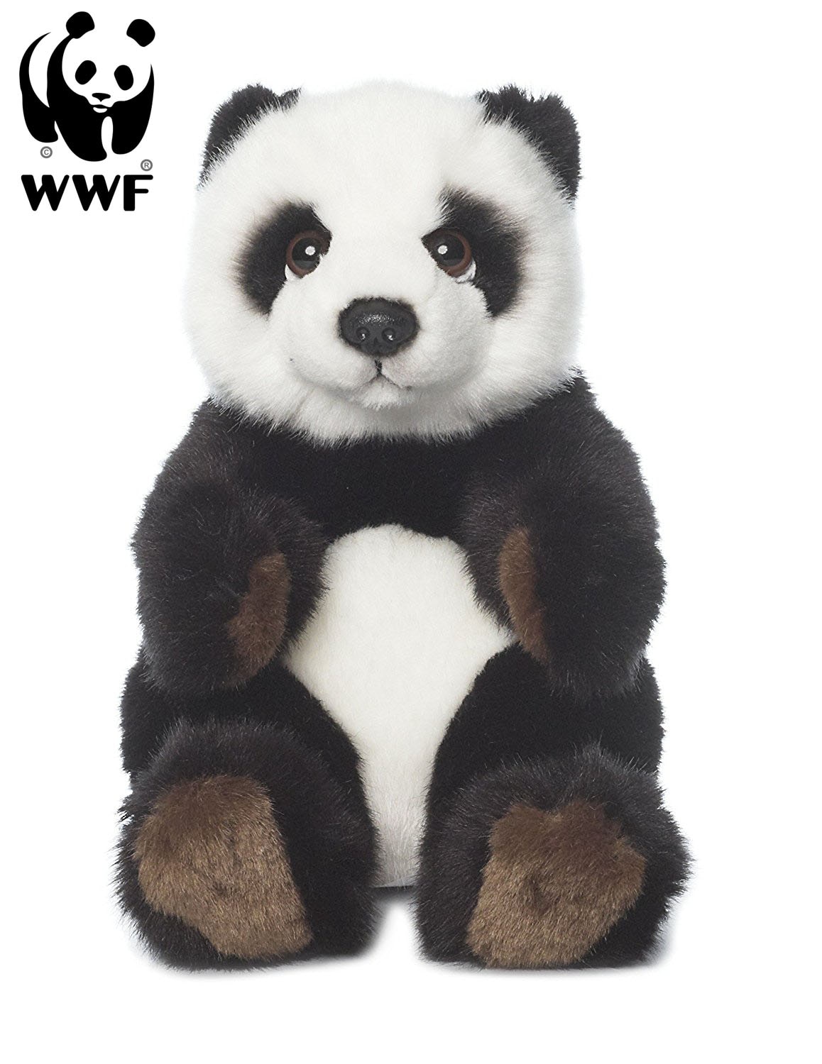 WWF - Pl&uuml;schtier - Panda (15cm, sitzend) Kuscheltier Stofftier Pandab&auml;r 