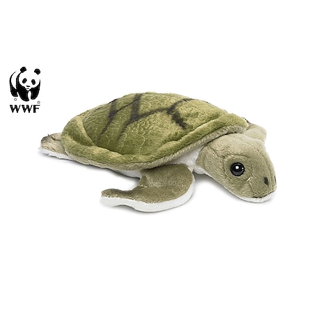 WWF - Plüschtier - Meeresschildkröte (18cm) lebensecht Kuscheltier Stofftier 