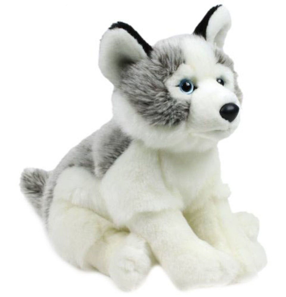 - Plüschtier - Husky (23cm) lebensecht Kuscheltier Stofftier