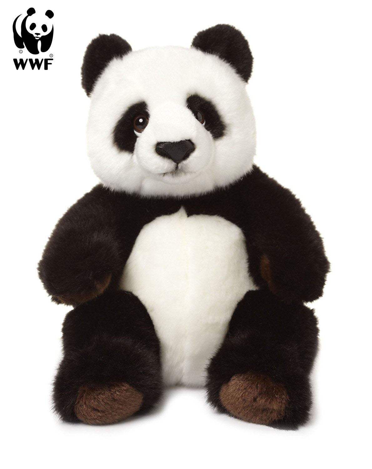 WWF - Pl&uuml;schtier - Panda (sitzend, 22cm) lebensecht Kuscheltier Stofftier B&auml;r 