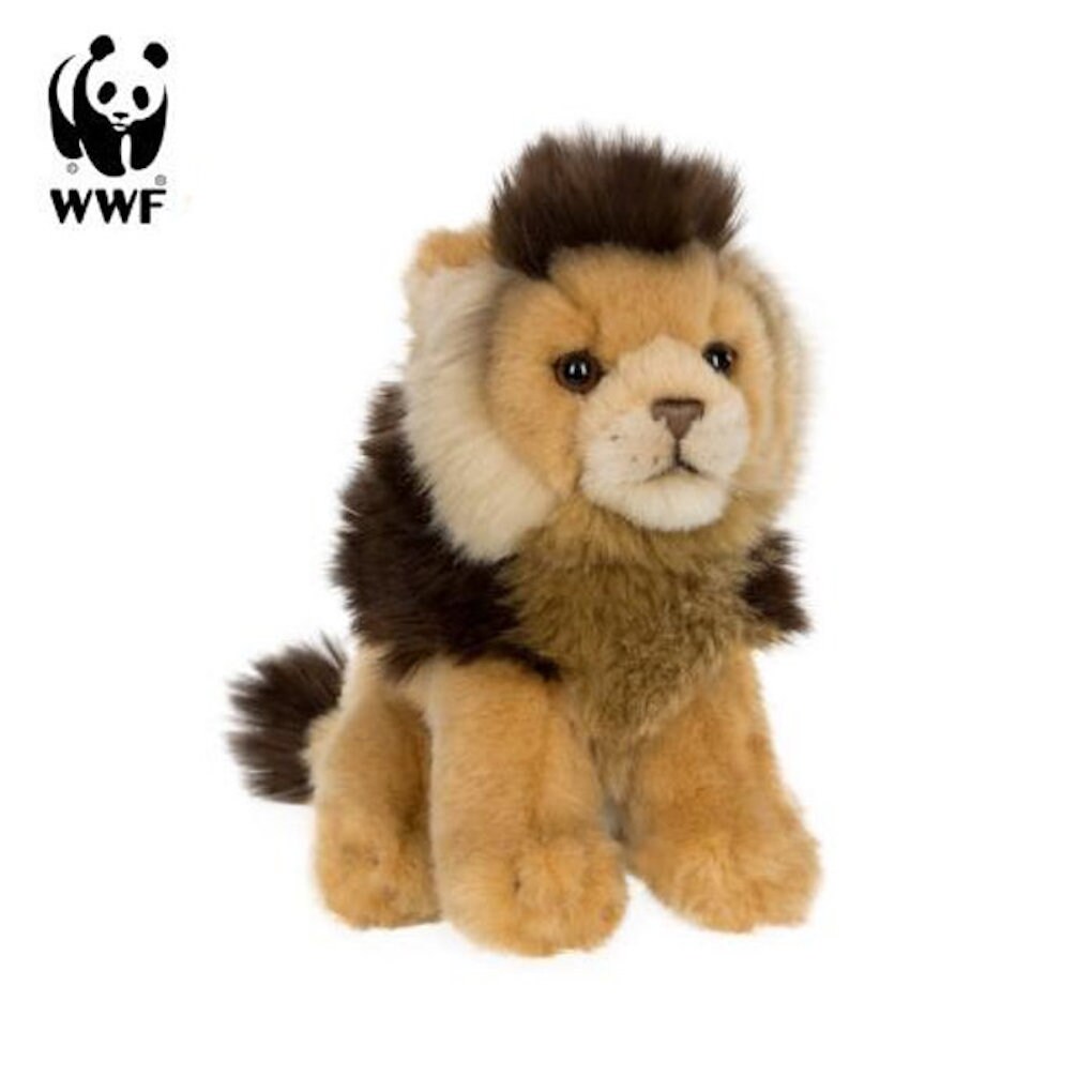 WWF - Pl&uuml;schtier - L&ouml;we (19cm) lebensecht Kuscheltier Stofftier Raubkatze Afrika 