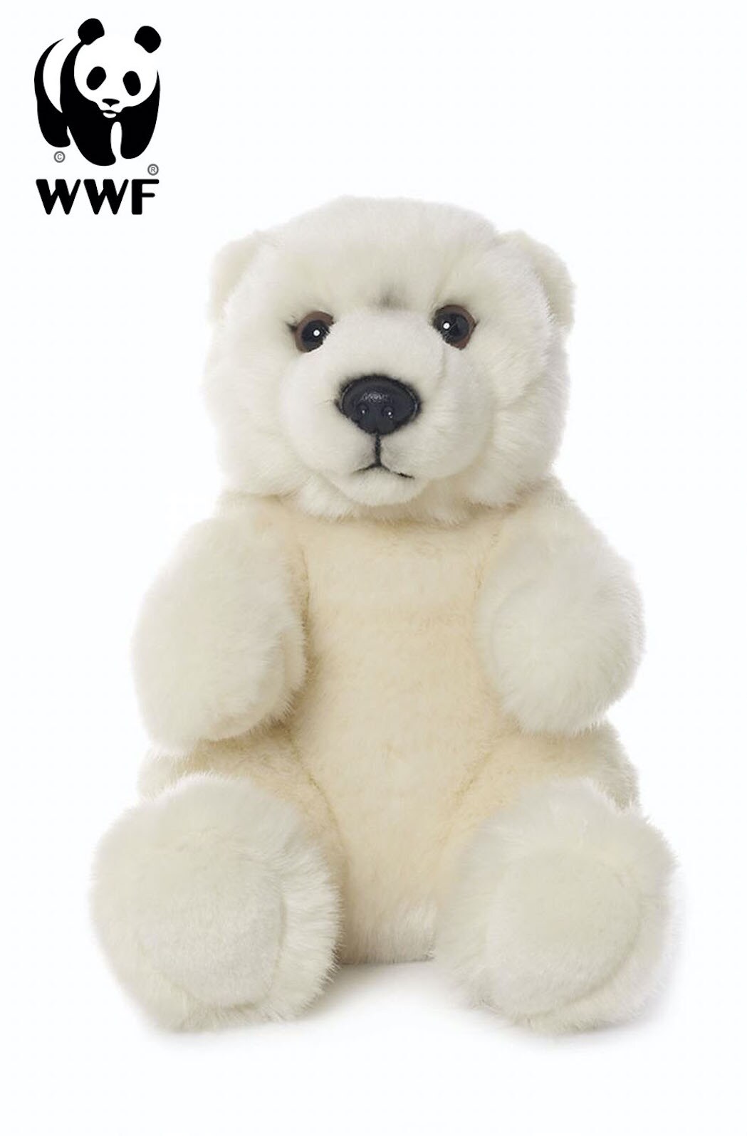 WWF Pl&uuml;schtier Eisb&auml;r (sitzend, 15cm) B&auml;r Polarbear 
