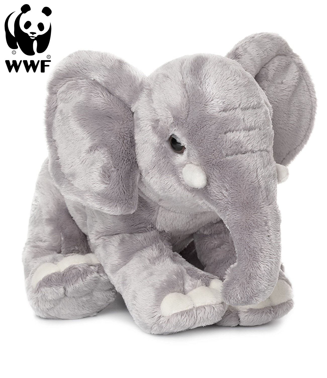 Plüschtier Elefant (Rüssel runter, 25cm) Kuscheltier Stofftier Elephant