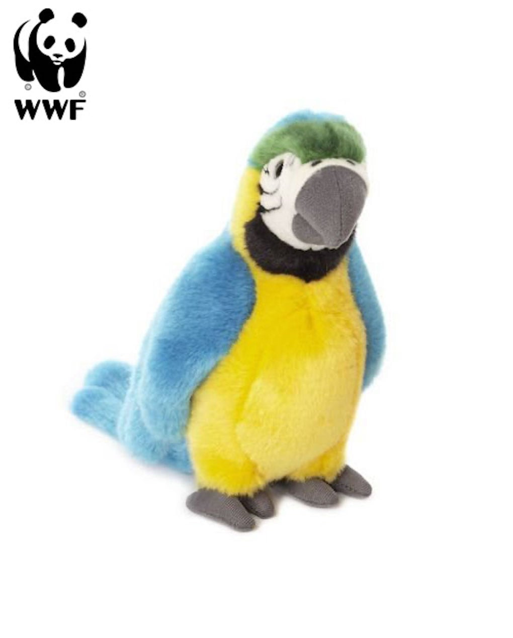 WWF - Pl&uuml;schtier - Gelbbrustara Papagei (18cm) Kuscheltier Stofftier Vogel 