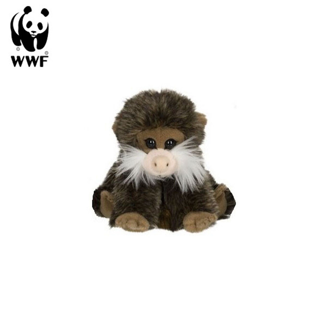 Plüschtier Bartäffchen (15cm) lebensecht Kuscheltier Stofftier Affe Äffchen