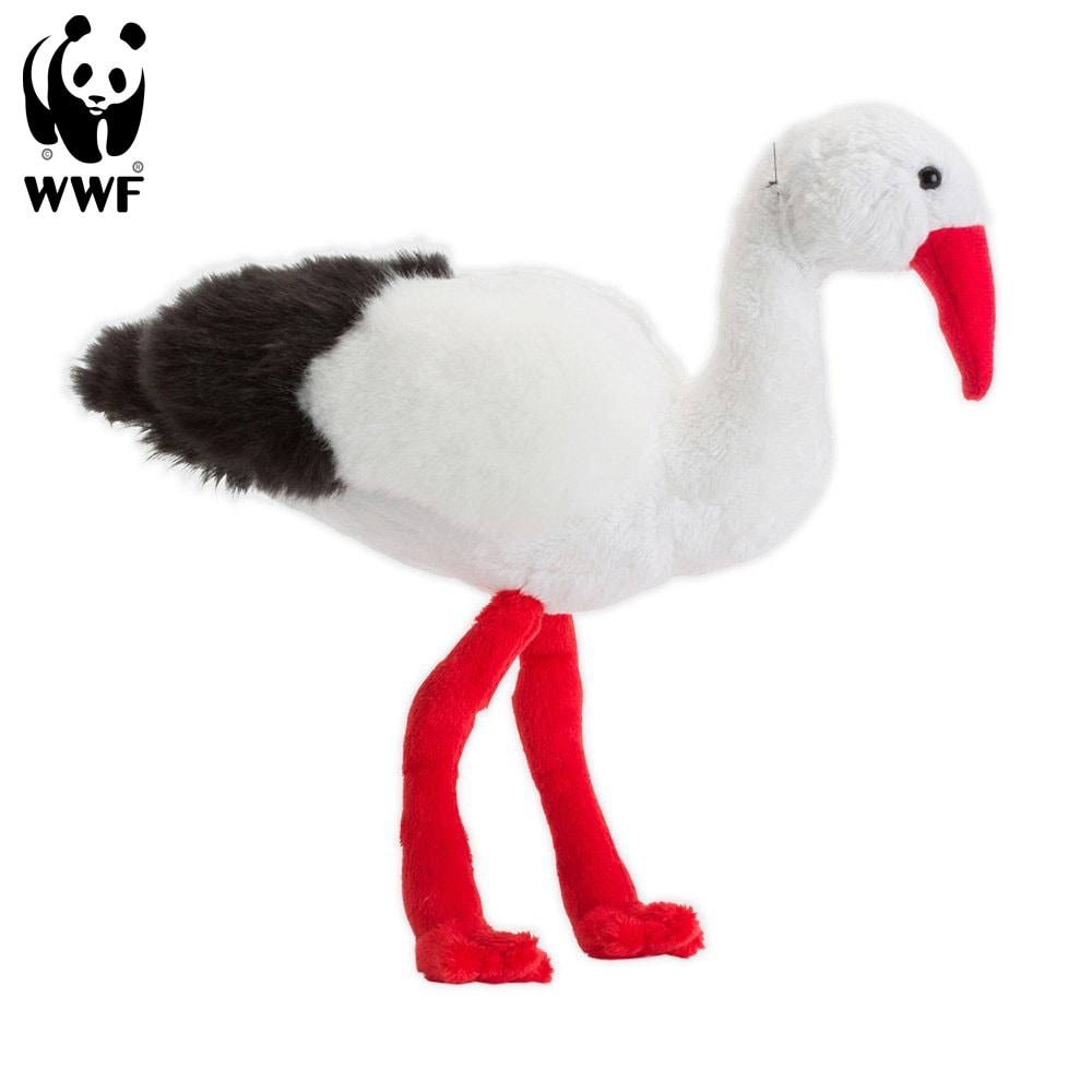 WWF - Pl&uuml;schtier - Storch (23cm) Kuscheltier Stofftier Pl&uuml;schfigur 