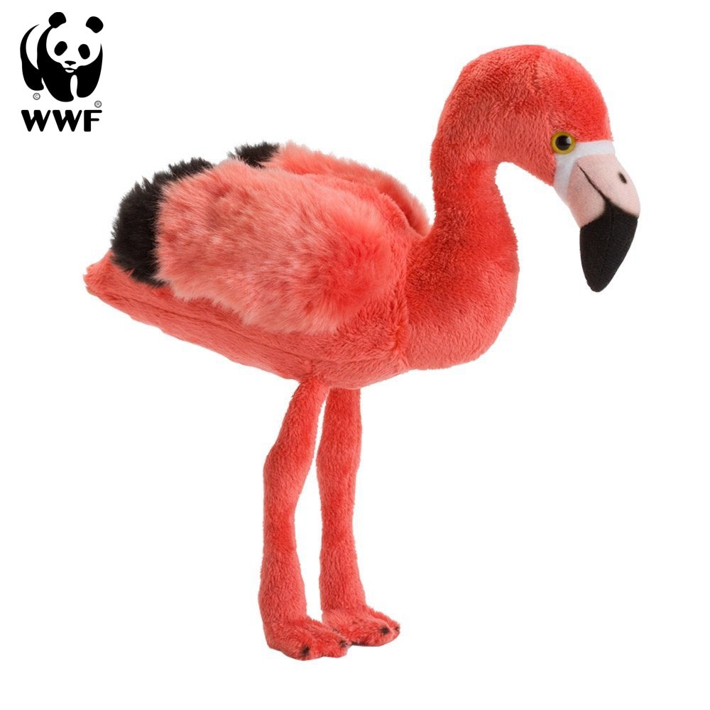 Pl&uuml;schtier Flamingo (23cm) lebensecht Kuscheltier Stofftier Vogel pink rosa 