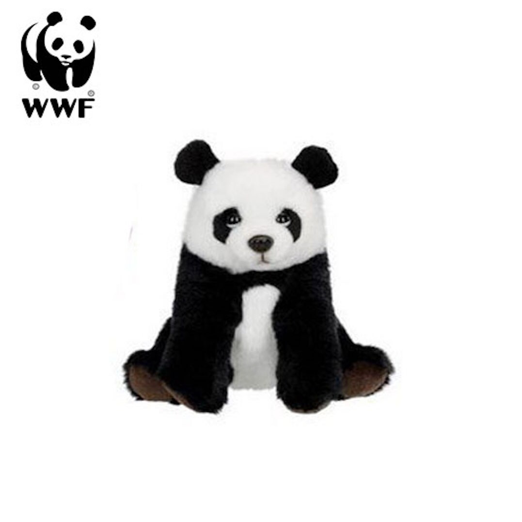 WWF Pl&uuml;schtier Panda (14cm) lebensecht Kuscheltier Stofftier Pandab&auml;r B&auml;r 
