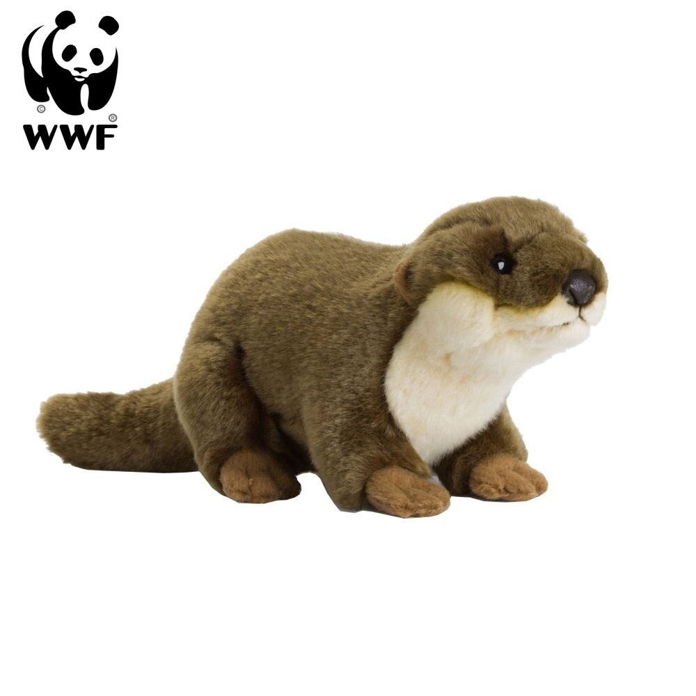 WWF Pl&uuml;schtier Europ&auml;ischer Fischotter (20cm) lebensecht Kuscheltier Stofftier 